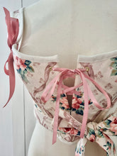 Load image into Gallery viewer, Wrap Around Patchwork Stays Size S: Bust 32-34 Waist 26-28