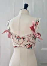 Load image into Gallery viewer, Wrap Around Patchwork Stays Size S: Bust 32-34 Waist 26-28