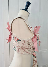 Load image into Gallery viewer, Wrap Around Patchwork Stays Size S: Bust 32-34 Waist 26-28