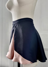 Load image into Gallery viewer, Black and Pink Silk Patchwork Tap Pants, UK 16