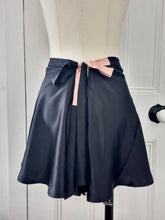 Load image into Gallery viewer, Black and Pink Silk Patchwork Tap Pants, UK 16