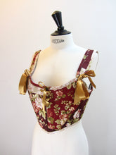 Load image into Gallery viewer, Patchwork Stays Size M: Bust 36.5-38.5, Waist 30-32