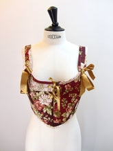 Load image into Gallery viewer, Patchwork Stays Size M: Bust 36.5-38.5, Waist 30-32