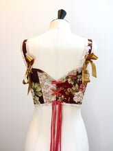 Load image into Gallery viewer, Patchwork Stays Size M: Bust 36.5-38.5, Waist 30-32