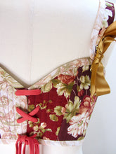 Load image into Gallery viewer, Patchwork Stays Size M: Bust 36.5-38.5, Waist 30-32