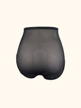 Load image into Gallery viewer, The back of the Serena knickers, they are entirely made of mesh, with no seams and a black waistband.