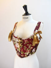 Load image into Gallery viewer, Patchwork Stays Size M: Bust 36.5-38.5, Waist 30-32
